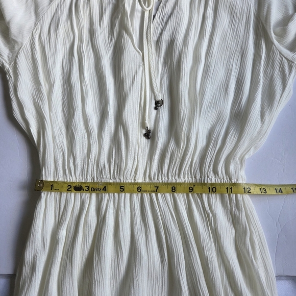 Cream Long Sleeve Forever21 Dress - Picture 6 of 8
